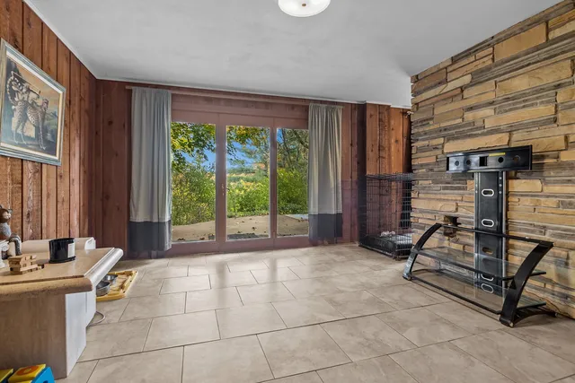 a room with storage and utility