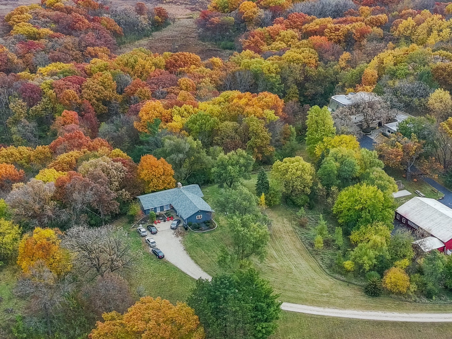 7822 North Pillow Hill Road Spring Grove, IL 60081 - Photo 7 of 34 an aerial view of residential houses with outdoor space