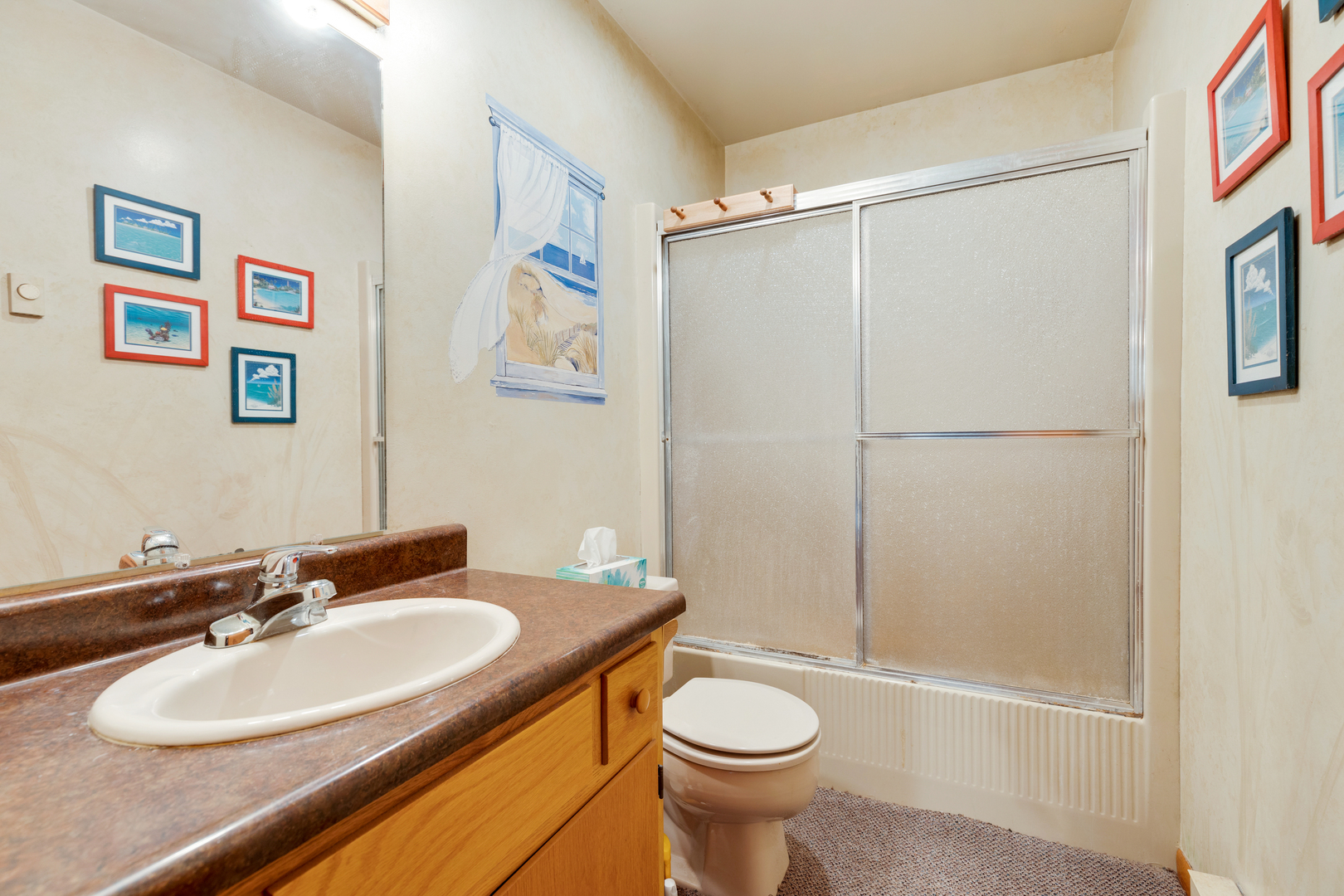 14N456 Factly Road Sycamore, IL 60178 - Photo 21 of 35 a bathroom with a sink toilet and shower
