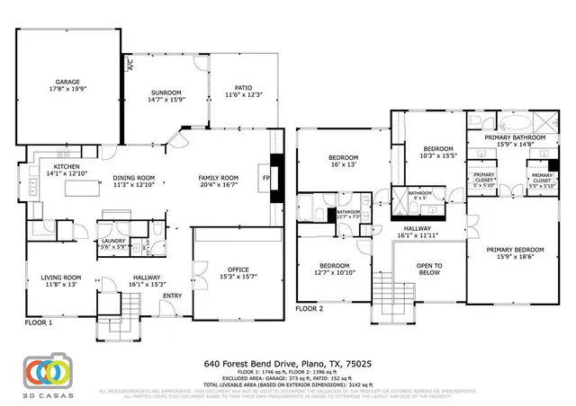 $709,999 | 640 Forest Bend Drive, Plano, TX 75025
