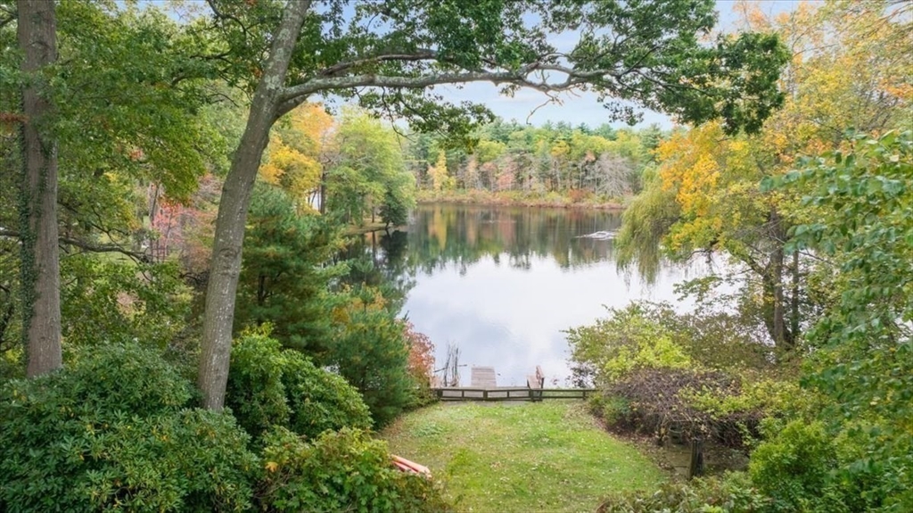 3 Howland Lane Hingham, MA 02043 - Photo 33 of 42 a view of a lake from a yard