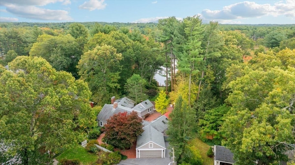 3 Howland Lane Hingham, MA 02043 - Photo 34 of 42 an aerial view of residential houses with outdoor space and trees
