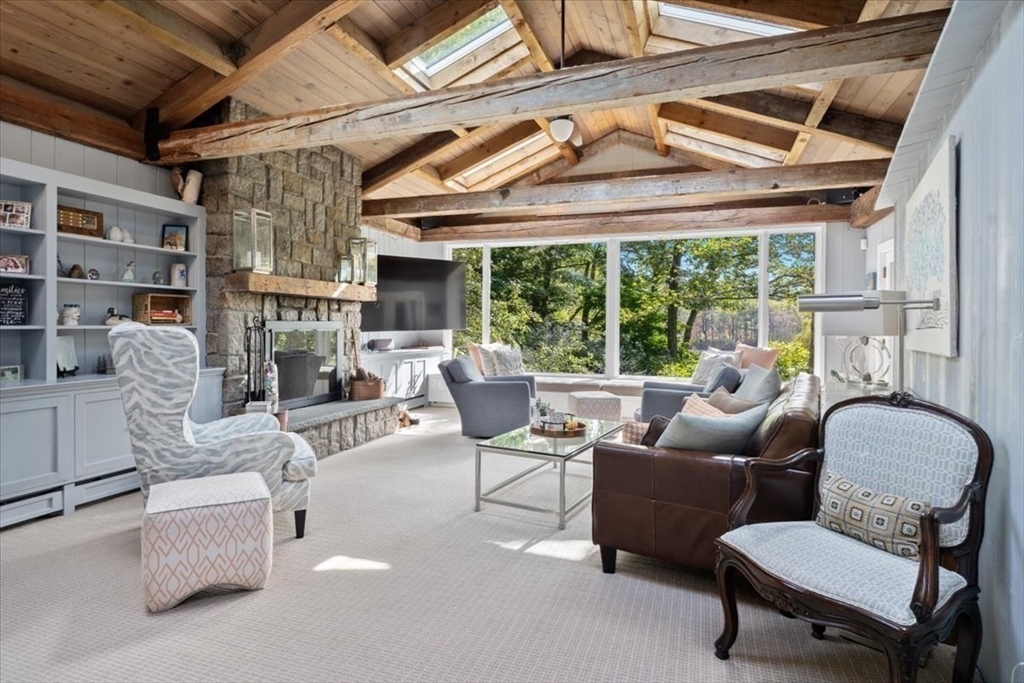 3 Howland Lane Hingham, MA 02043 - Photo 8 of 42 a living room with furniture and a large window