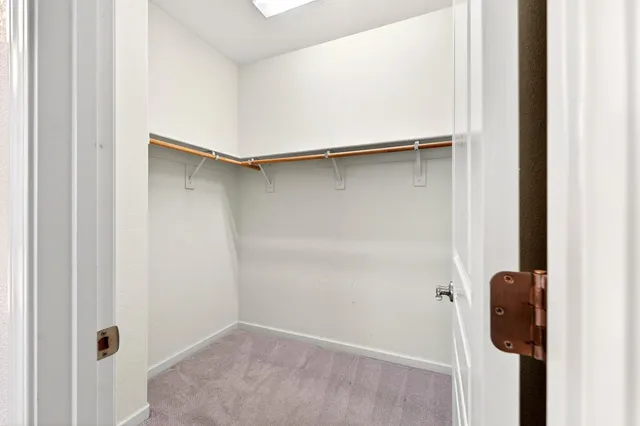 a close view of closet