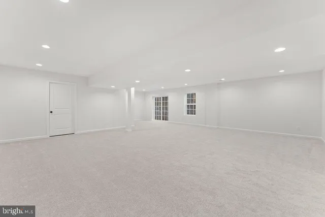a view of an empty room