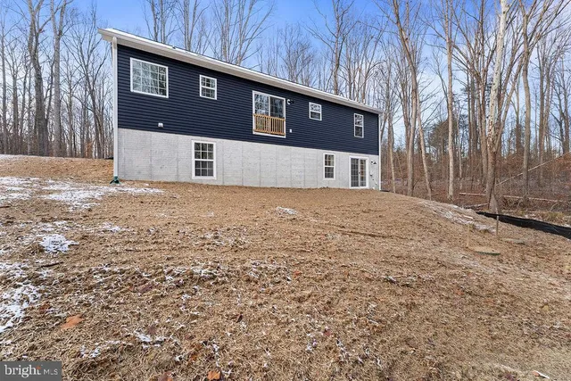 a backyard of a house