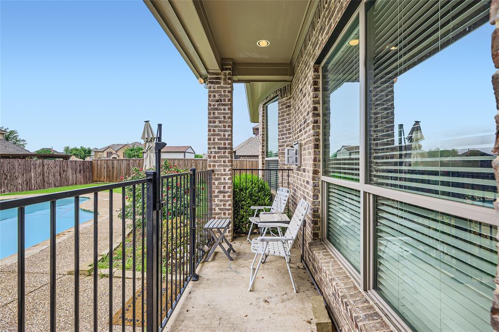 813 Goose Court Forney, TX 75126 - Photo 26 of 28 a view of balcony with furniture