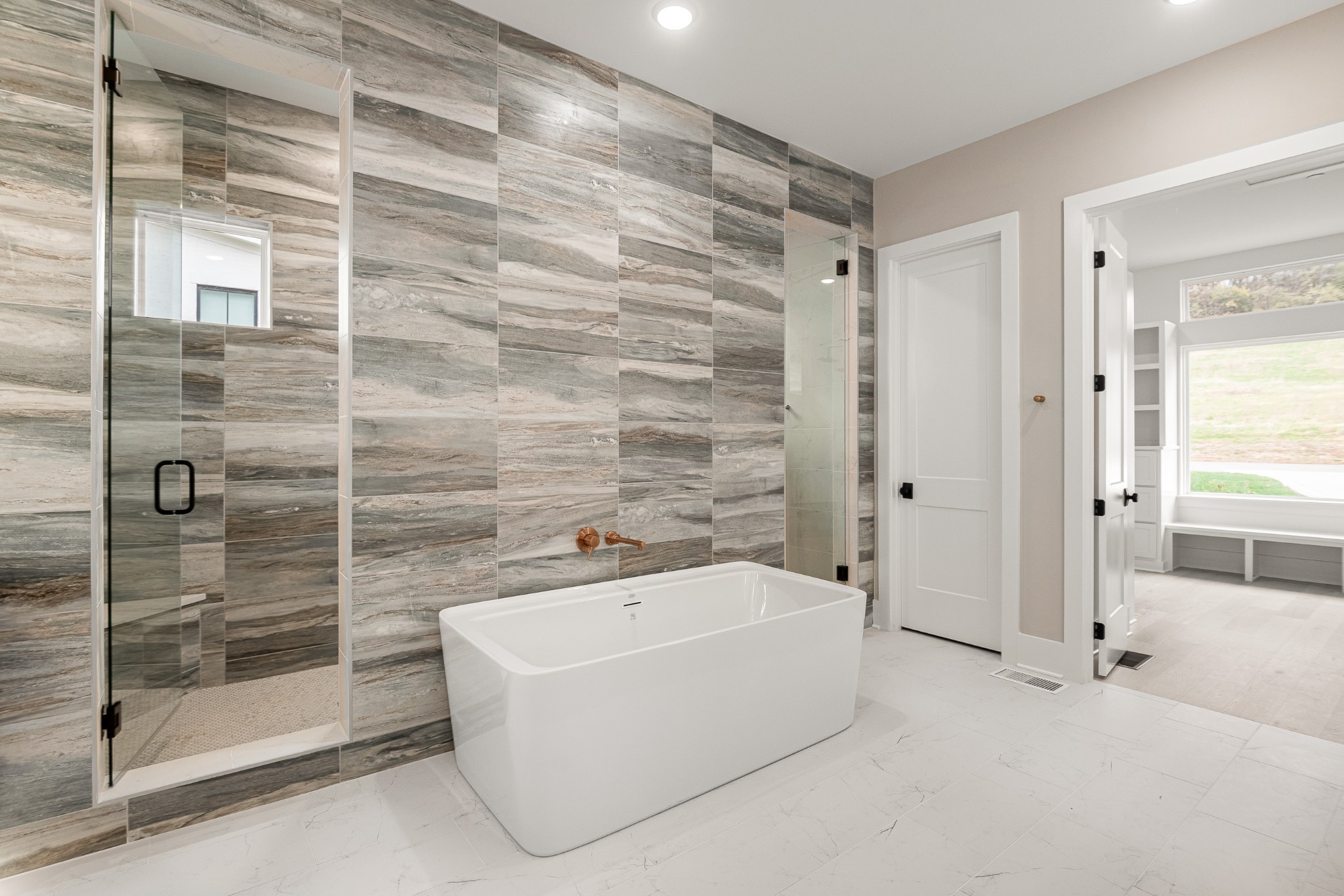 1764 Dean Road Thompson's Station, TN 37179 - Photo 36 of 45 a bathroom with a bathtub and a shower