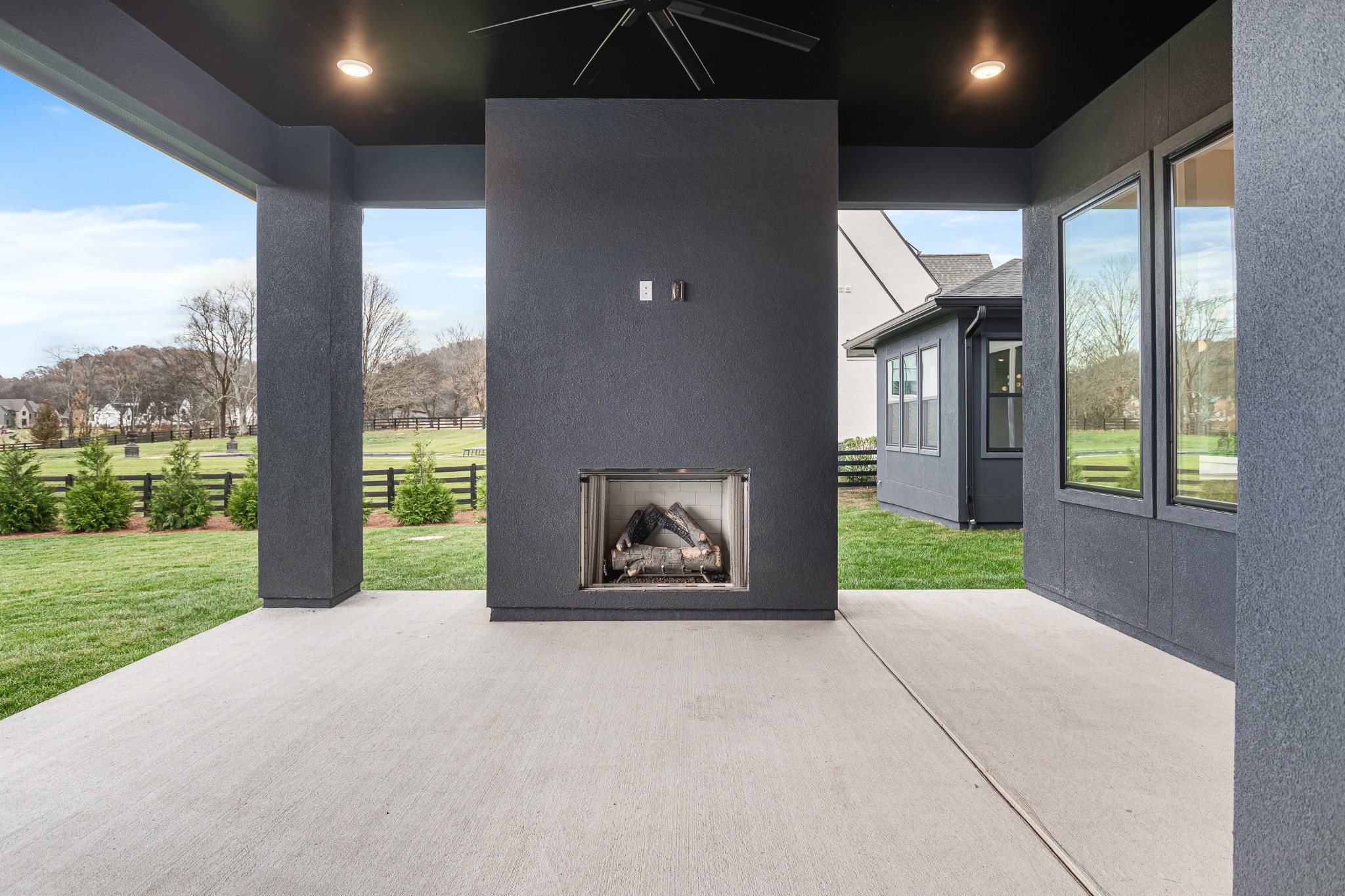1764 Dean Road Thompson's Station, TN 37179 - Photo 43 of 45 a front view of a house with a yard and garage
