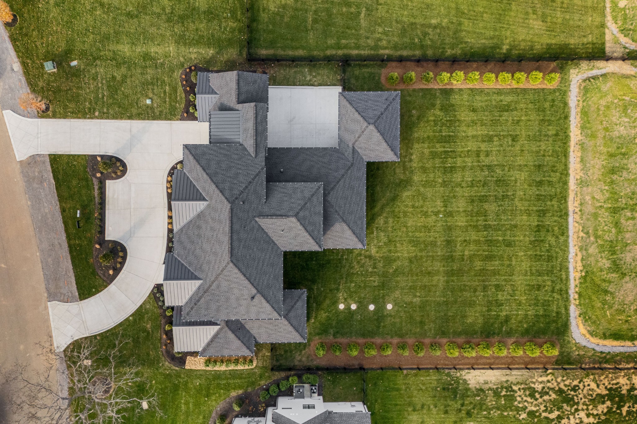 1764 Dean Road Thompson's Station, TN 37179 - Photo 10 of 45 an aerial view of residential houses with outdoor space and swimming pool