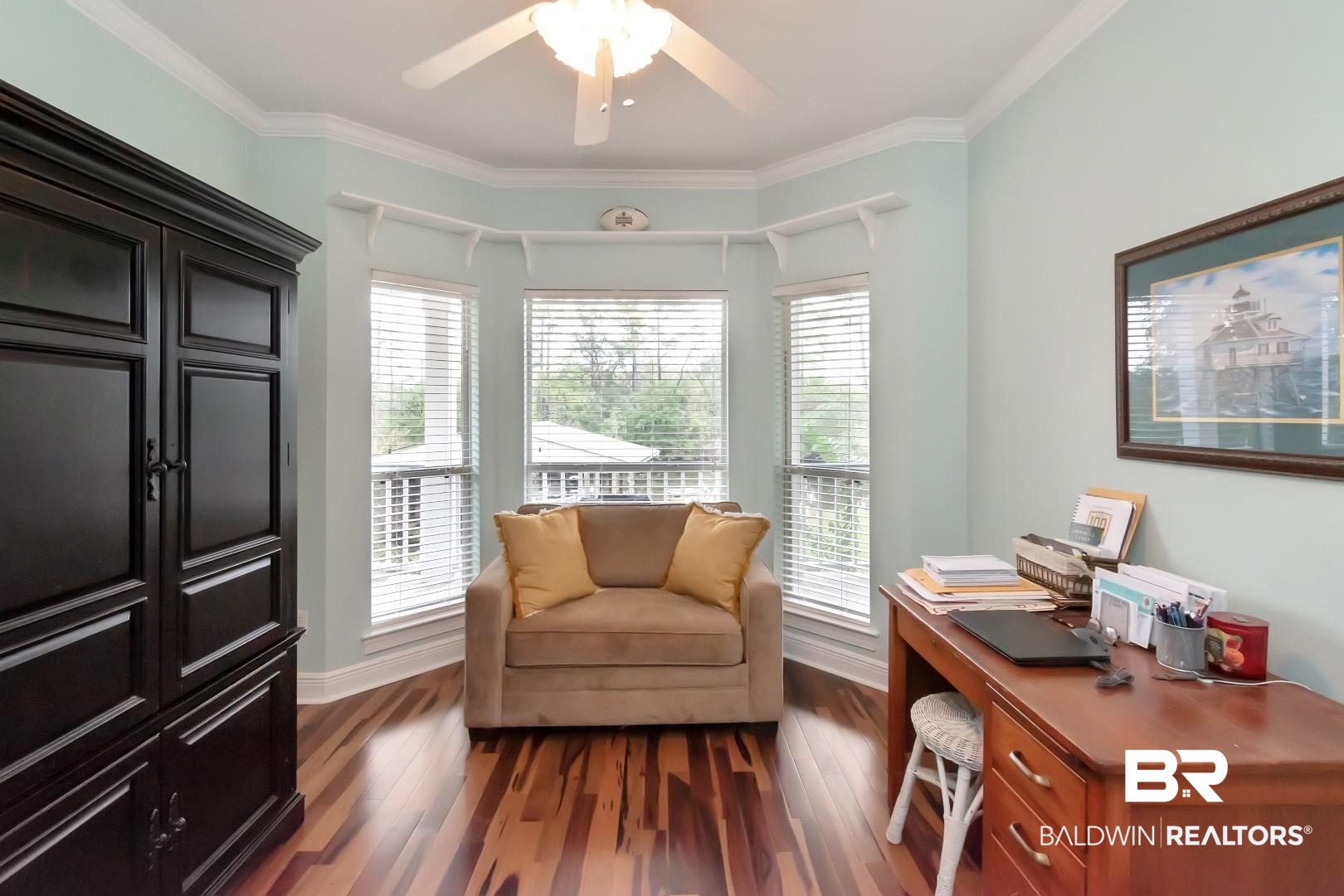 3500 North Riviere Du Chien Loop Mobile, AL 36693 - Photo 25 of 74 Sitting room featuring dark wood-type flooring and a healthy amount of sunlight