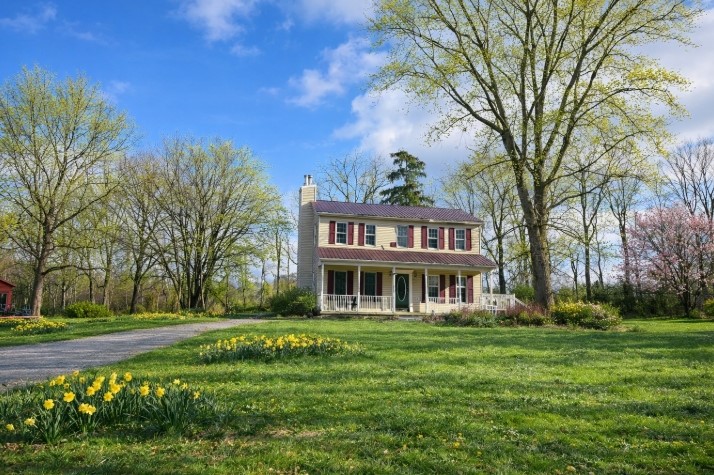 Front of house (Spring)