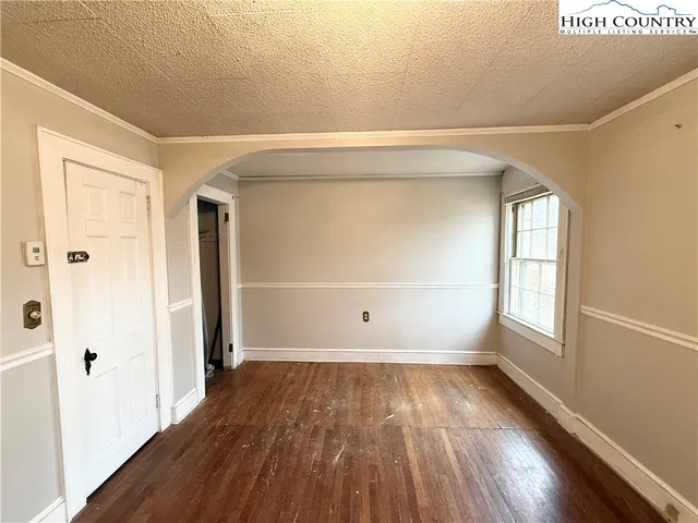 wooden floor in an empty room