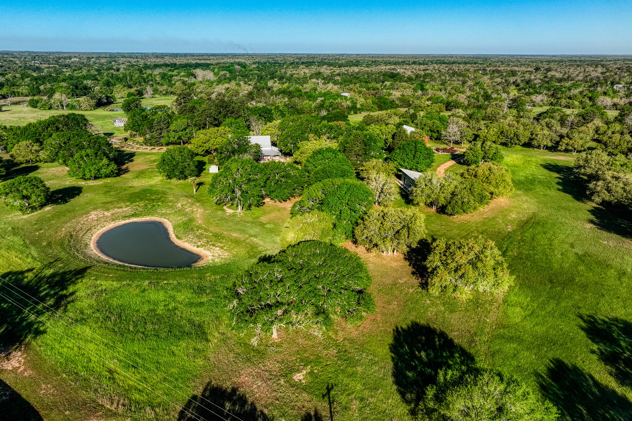 1585 Round Top Road Round Top, TX 78954 - Photo 23 of 30 a view of an outdoor space and a lake view