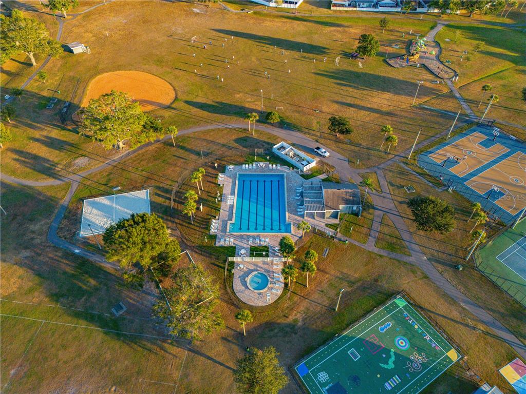 5124 Springwood Drive Tampa, FL 33624 - Photo 53 of 53 a aerial view of a house with swimming pool
