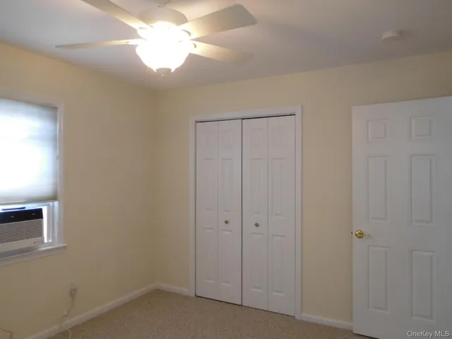 a bathroom with a window