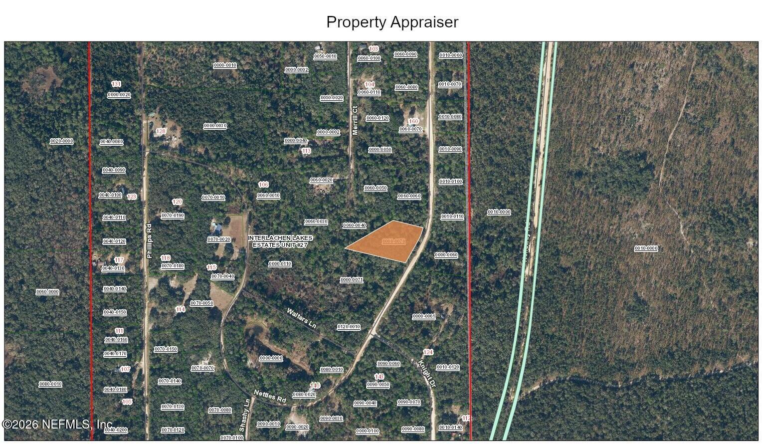 147 Nettles Road Florahome, FL 32140 - Photo 2 of 2 a bird view of a house