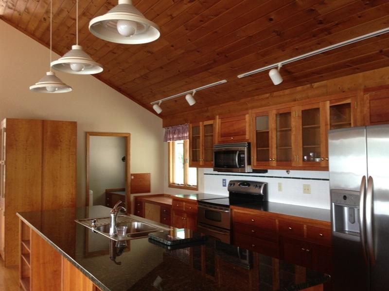 108 Aspen Road Moneta, VA 24121 - Photo 12 of 12 open kitchen plan with overhead lighting