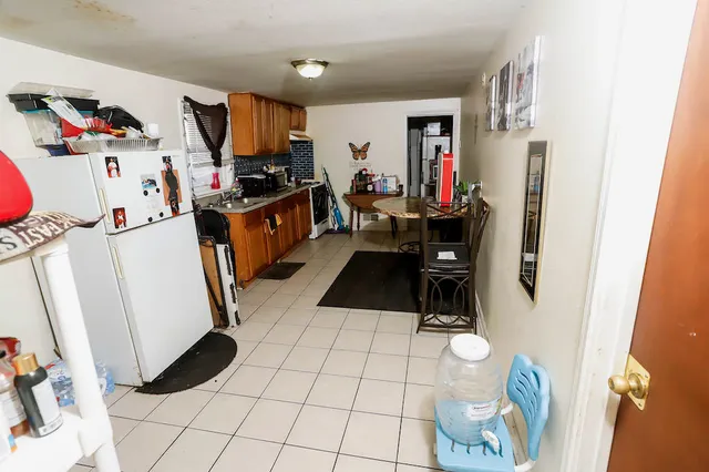 a room with storage and utility