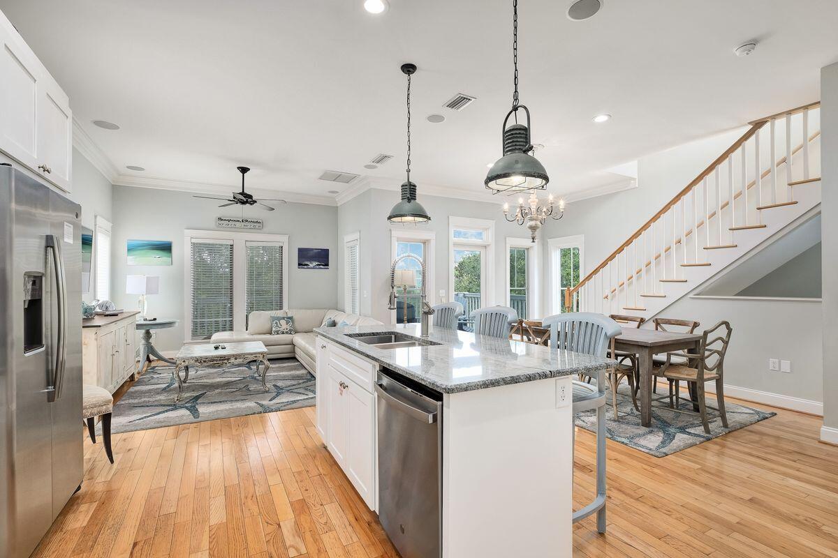 40 Chelsea Loop Road Santa Rosa Beach, FL 32459 - Photo 6 of 46 a very nice looking dining room with a table and chairs