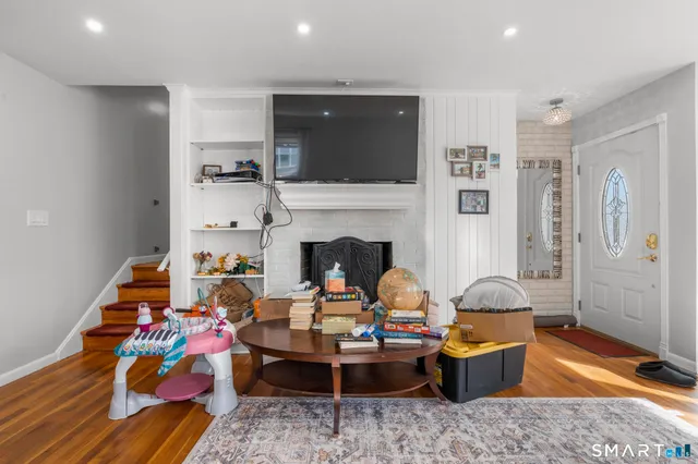 a room with furniture and a window