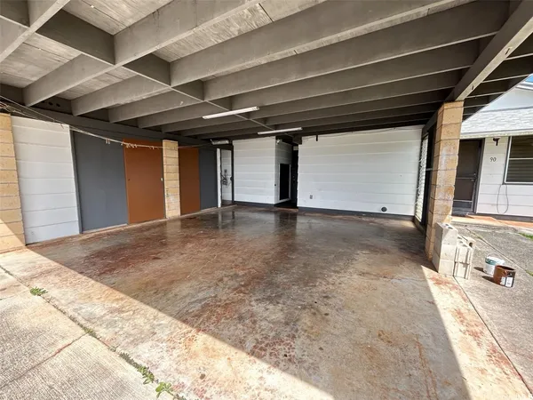 a view of parking area