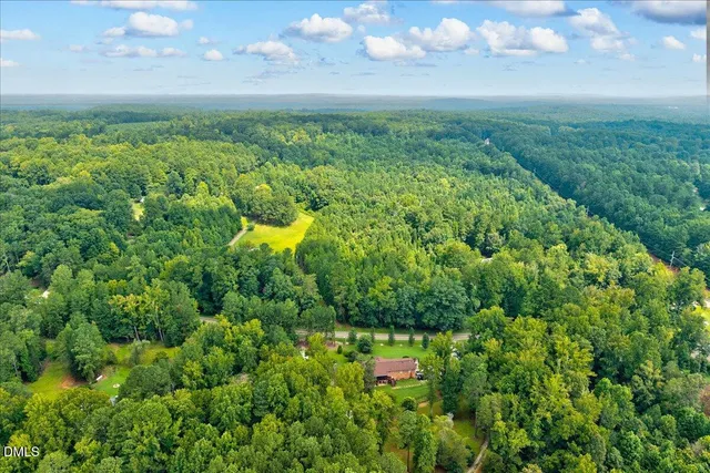 a view of yard with green space