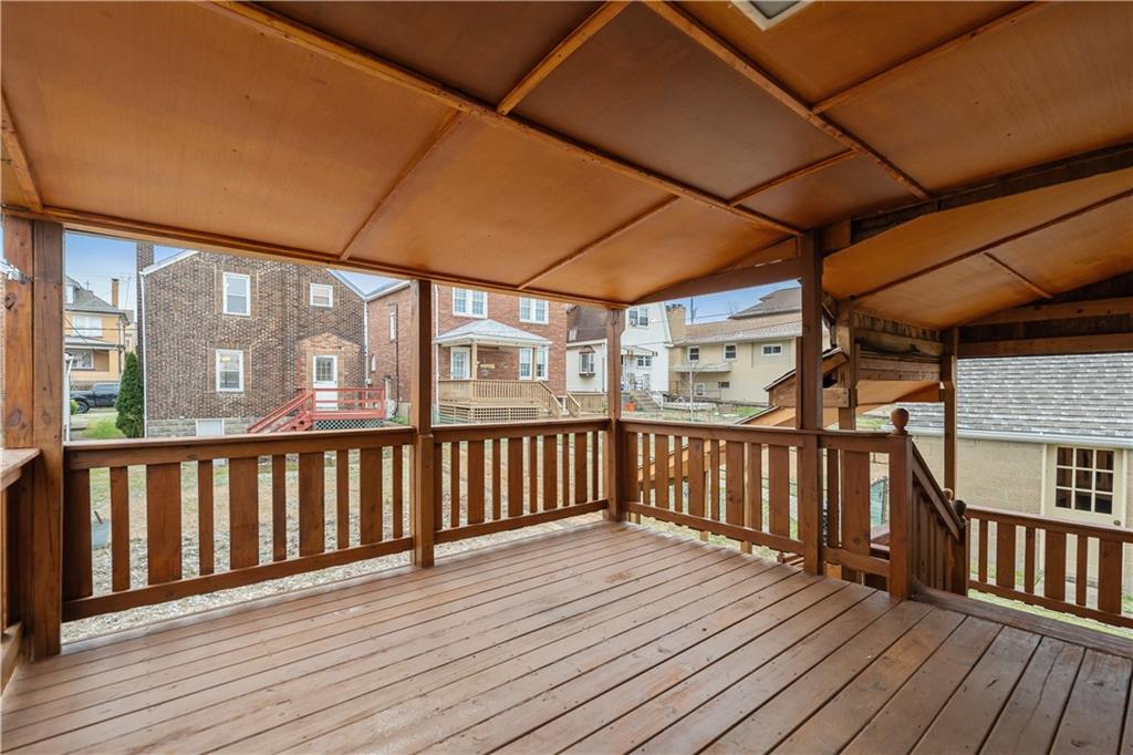 230 West Marigold Street Homestead, PA 15120 - Photo 25 of 50 a view of wooden deck
