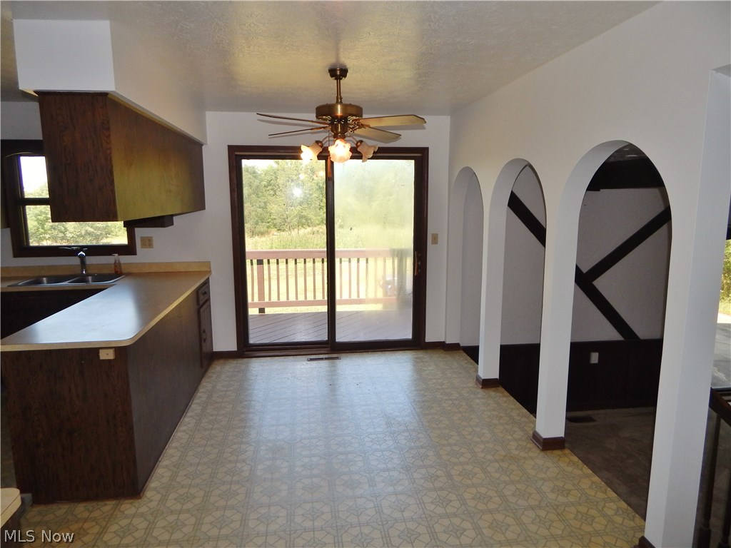 19408 Boston Road Strongsville, OH 44149 - Photo 11 of 30 Eat in kitchen, looking to deck