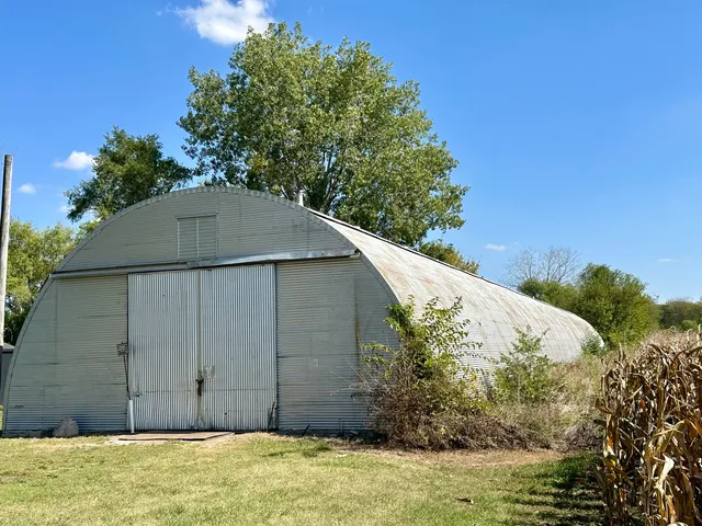 a backyard of a house