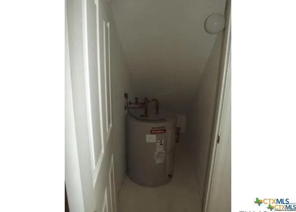 a close view of washer and dryer