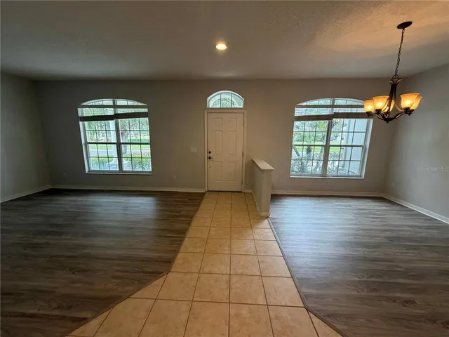 a view of a room with window