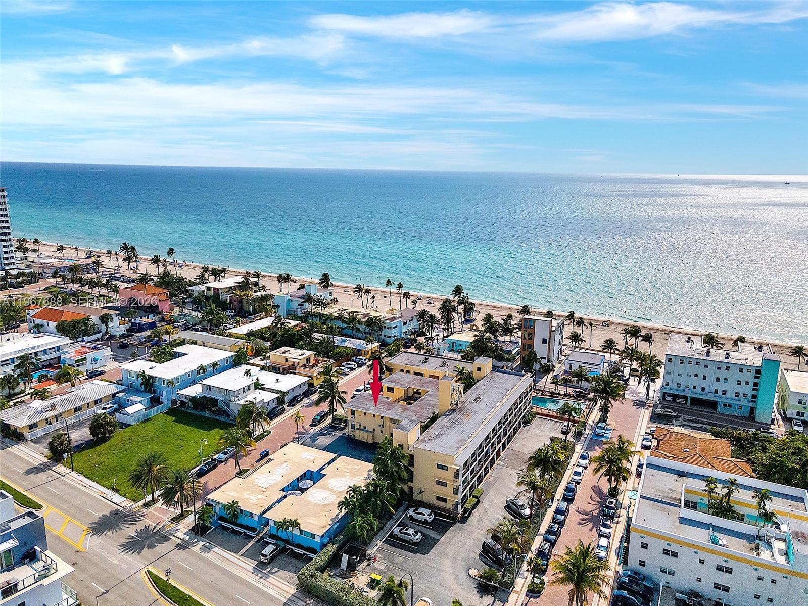 322 Harding Street, Unit B202 Hollywood, FL 33019 - Photo 5 of 39 an aerial view of a city