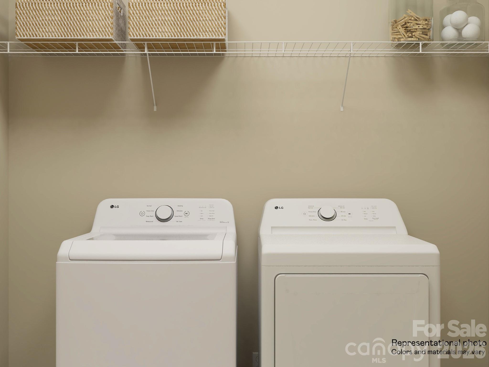 5455 Redbud Road, Unit 53 Lancaster, SC 29720 - Photo 12 of 17 a utility room with dryer and washer