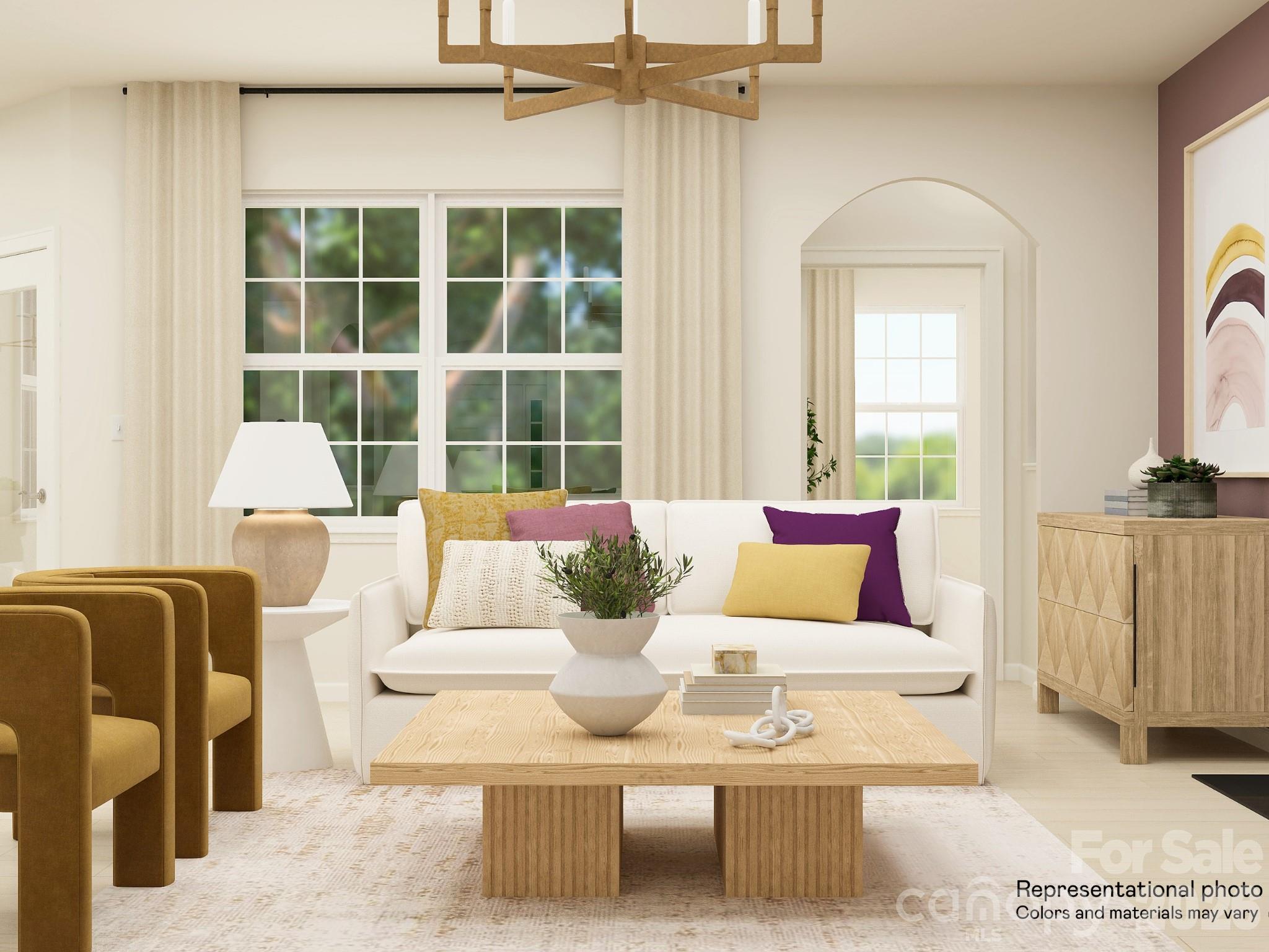 5455 Redbud Road, Unit 53 Lancaster, SC 29720 - Photo 4 of 17 a living room with furniture and a large window