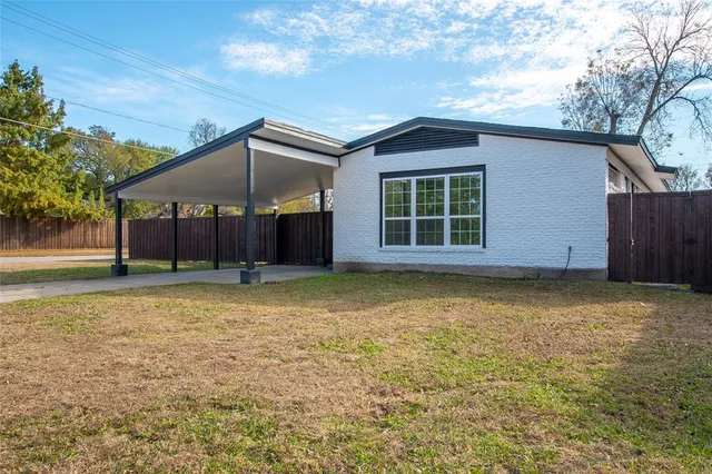 a house with a outdoor space