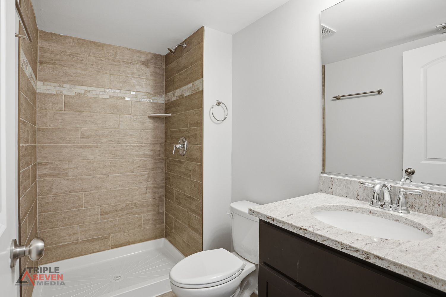 14528 Kolin Avenue Midlothian, IL 60445 - Photo 25 of 29 a bathroom with a granite countertop sink toilet and shower