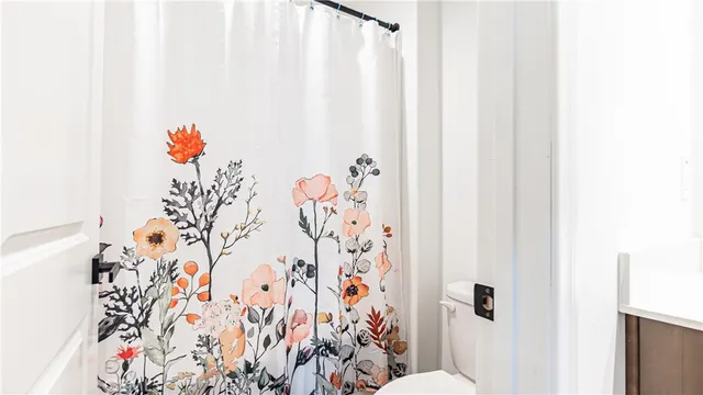 a view of a backyard with potted plants