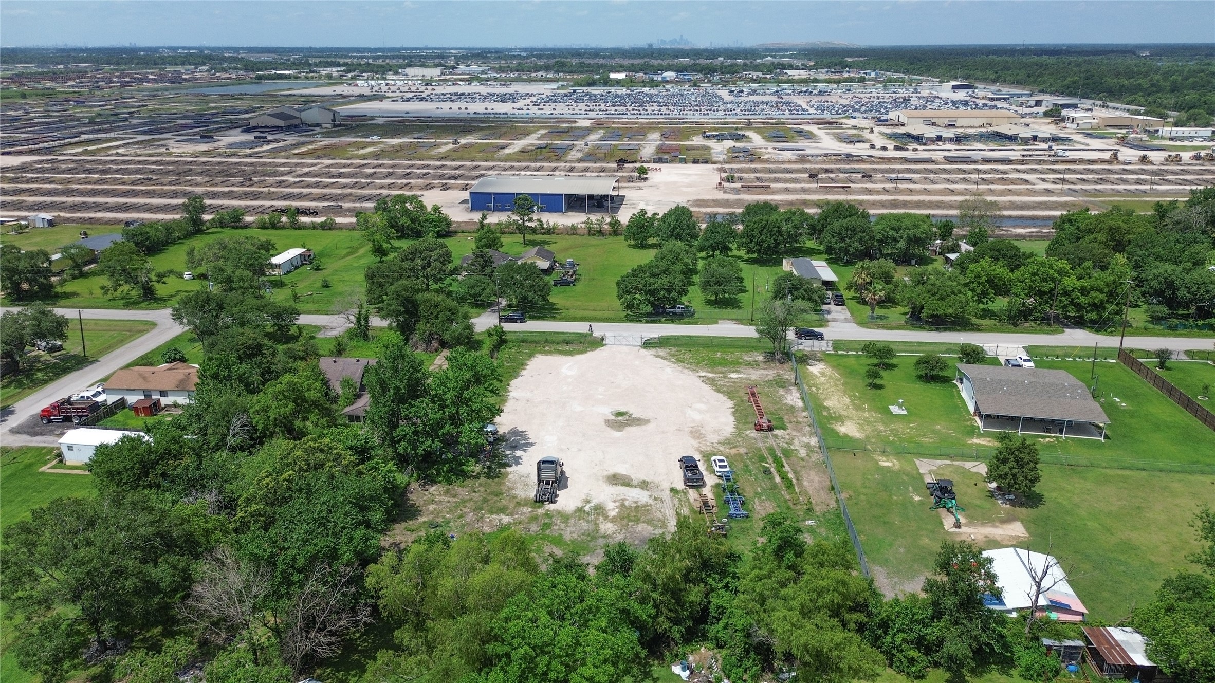 0 Blueberry Lane Houston, TX 77049 - Photo 19 of 20 an aerial view of a house with a yard and lake view