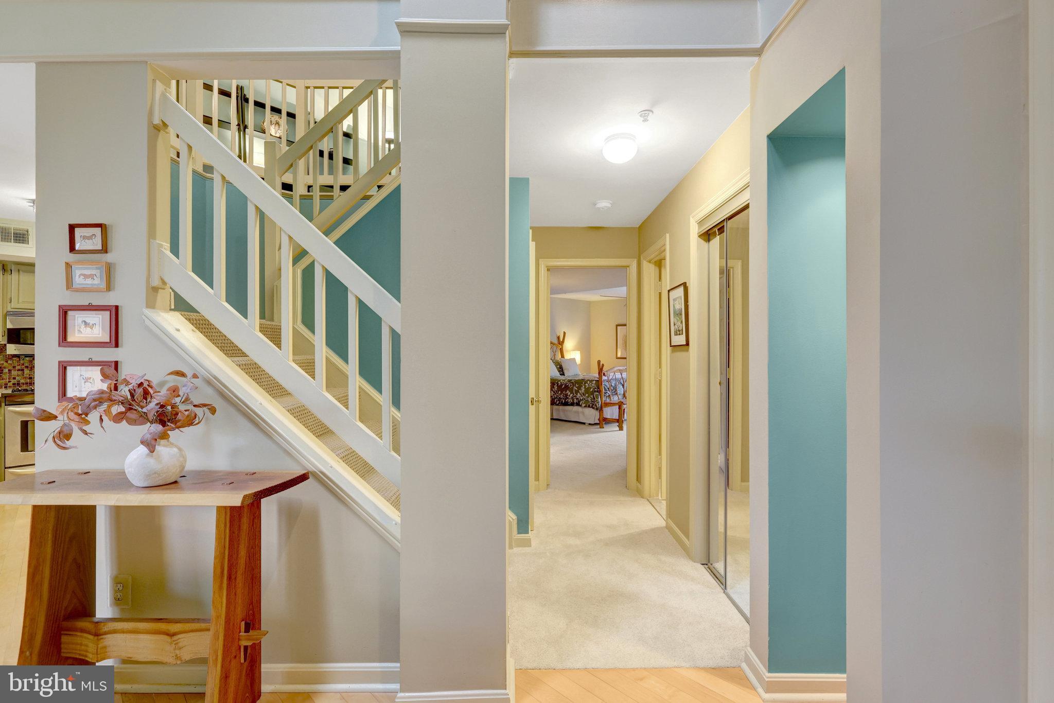 1334 Garden Wall Circle, Unit E Reston, VA 20194 - Photo 9 of 51 Inviting entryway witth lighted art space