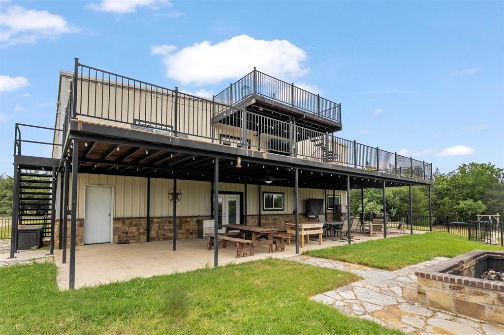 2129 Hcr 3322 Loop Hubbard, TX 76648 - Photo 31 of 38 Three levels of outdoor living space ideally designed for both relaxation and entertainment!