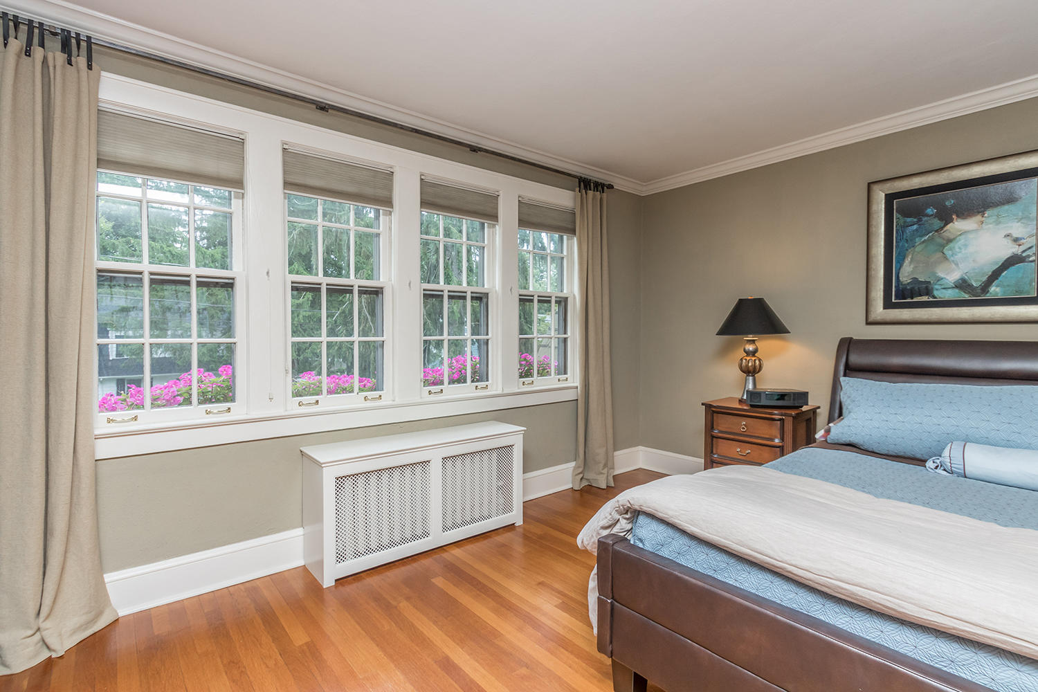 8 Abbey Road Darien, CT 06820 - Photo 27 of 39 a bedroom with bed and window
