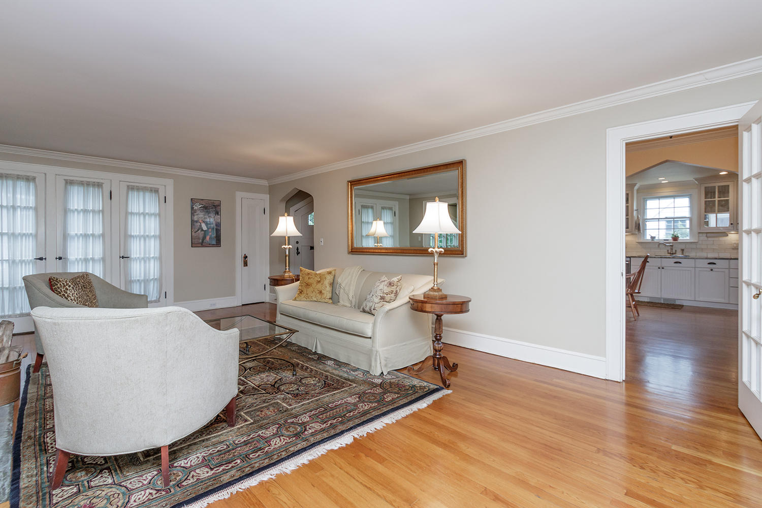 8 Abbey Road Darien, CT 06820 - Photo 5 of 39 a living room with furniture and wooden floor