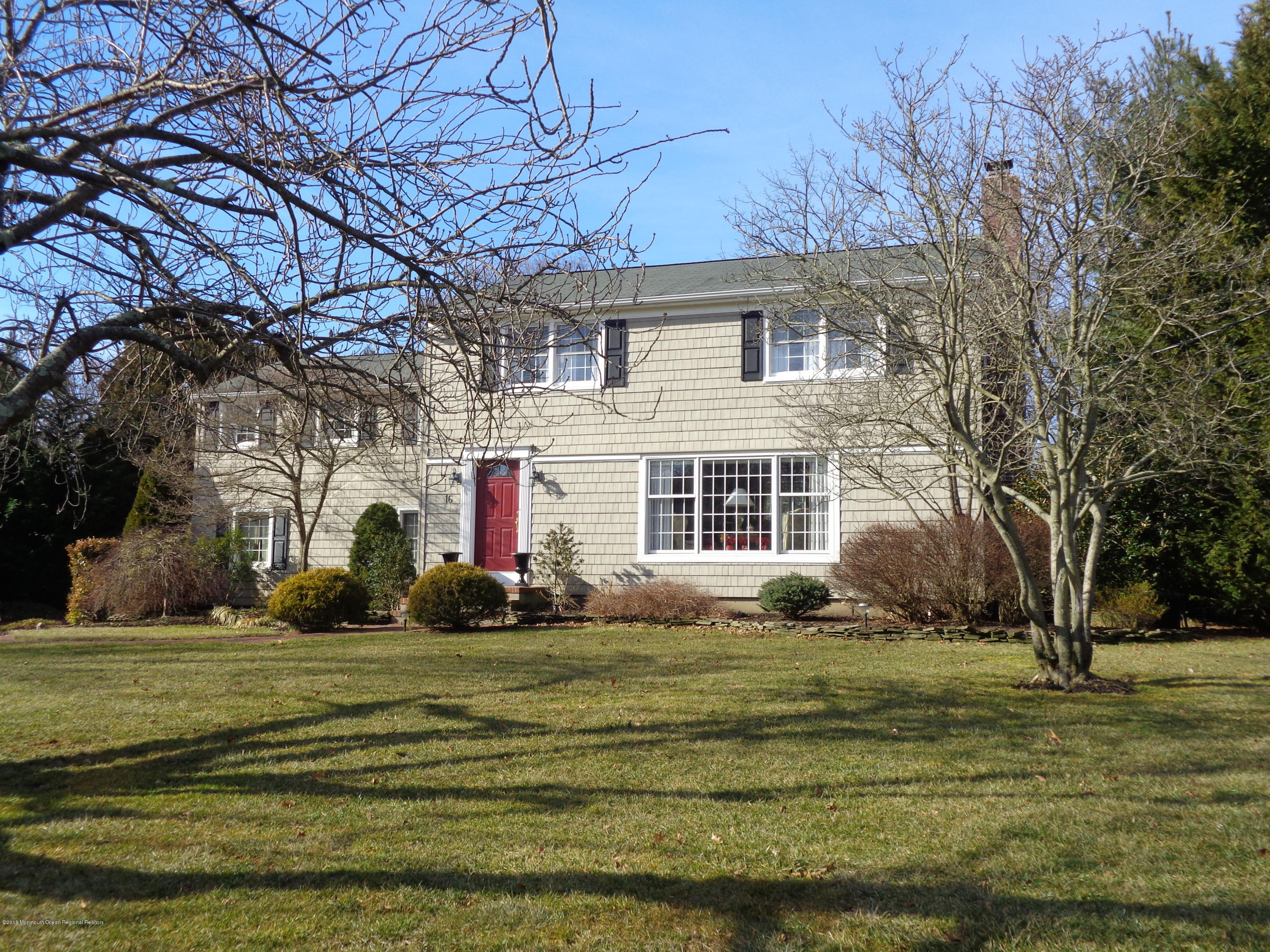 16 Rivers Edge Drive Little Silver, NJ 07739 - Photo 2 of 33 a view of a house with a big yard