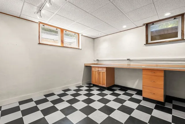 a room with storage and utility