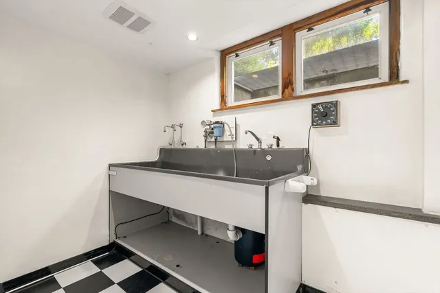 a view of storage and utility room