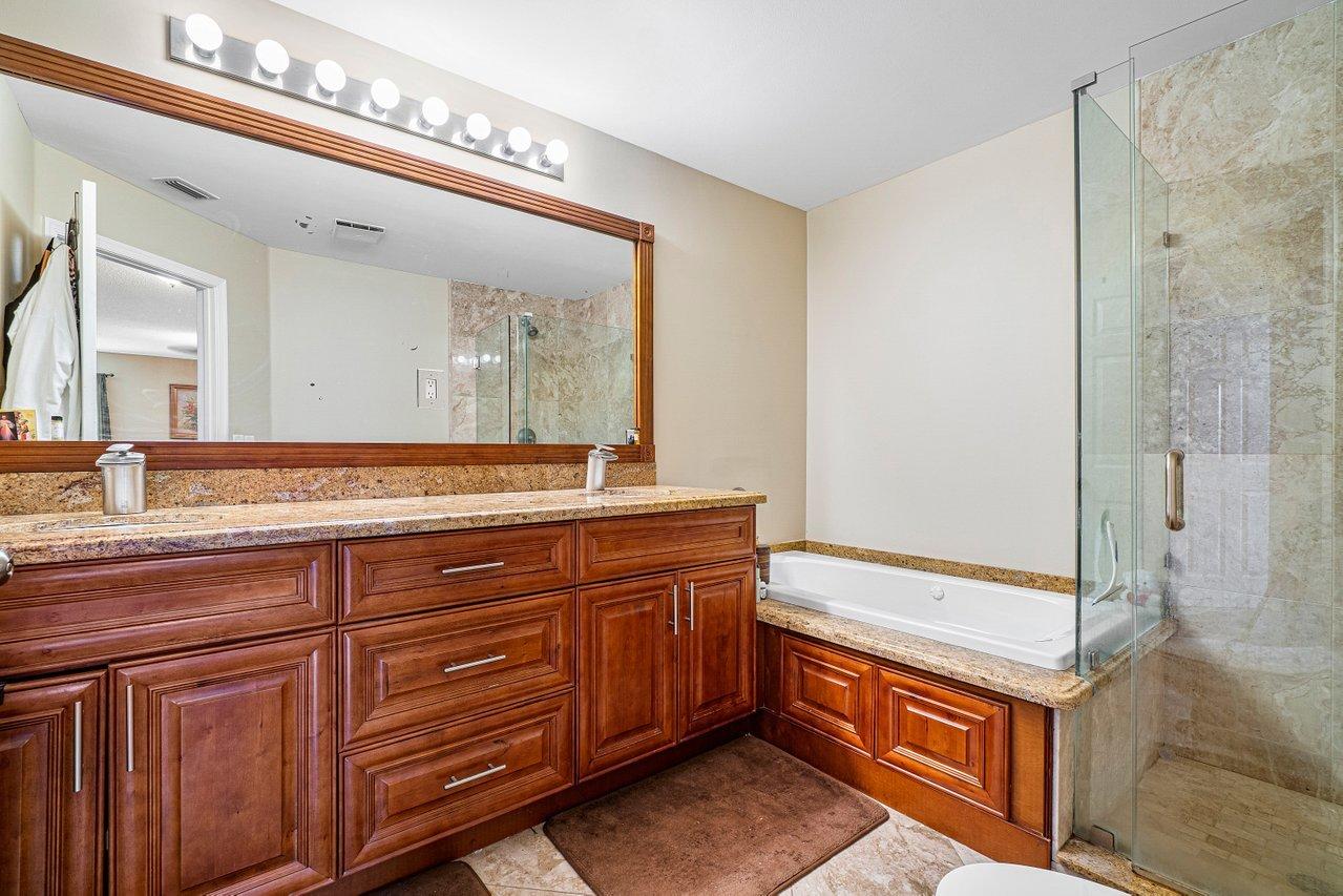 20931 Vía Azalea, Unit 4 Boca Raton, FL 33428 - Photo 13 of 45 Master Bathroom
