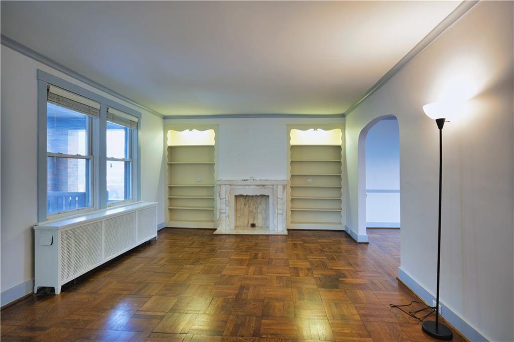 6436 Nicholson Street Pittsburgh, PA 15217 - Photo 5 of 50 decorative fireplace, lots of shelves