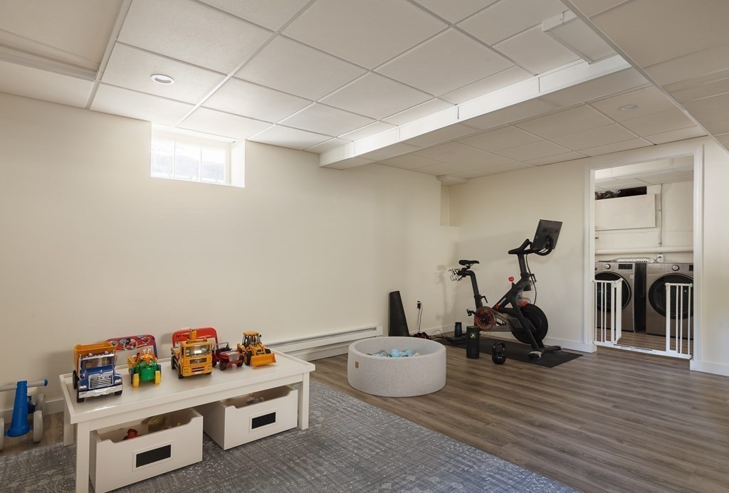 3 Garrison Road Wellesley, MA 02482 - Photo 29 of 36 a view of a room with gym equipment