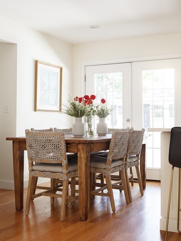3 Garrison Road Wellesley, MA 02482 - Photo 7 of 36 a dining room with furniture and wooden floor